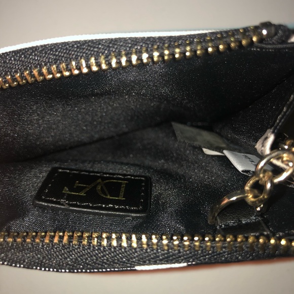 DVF Diane Von Furstenberg Zebra Print Coin/Key Purse - Picture 4 of 5